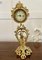 Reloj francés victoriano decorado dorado, década de 1860, Imagen 2