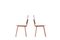 Stühle aus Mahagoni & Schwarz Lack von André Sornay, 1960er, 2er Set 2