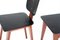 Mahogany and Black Lacquer Chairs by André Sornay, 1960s, Set of 2 5