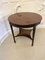 Edwardian Figured Mahogany Circular Centre Table, 1900s 1