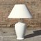 Large White Earthenware Table Lamp by Alvino Bagni, Italy, 1970s 1