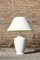 Large White Earthenware Table Lamp by Alvino Bagni, Italy, 1970s 3