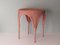 Mid-Century Pink Wicker Coffee Table, 1960s, Image 3