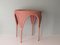 Mid-Century Pink Wicker Coffee Table, 1960s, Image 2