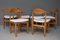 Dänische Vintage Stühle aus Eiche & Bouclé von Henning Kjærnulf, 1960er, 6er Set 9