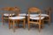 Vintage Danish Chairs in Oak & Bouclé by Henning Kjærnulf, 1960s, Set of 6 9