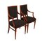 19th Century Empire Armchairs in Mahogany, Austria, Vienna, Set of 2, Image 14