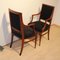 19th Century Empire Armchairs in Mahogany, Austria, Vienna, Set of 2 19