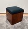 Art Deco Cubic Stool in Walnut Veneer, France, 1930s, Image 4