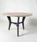 Mid-Century Round Coffee Table in Travertine, Italy, 1950s, Image 4