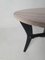 Table Basse Ronde Mid-Century en Travertin, Italie, 1950s 5