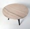 Mid-Century Round Coffee Table in Travertine, Italy, 1950s 8