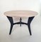 Mid-Century Round Coffee Table in Travertine, Italy, 1950s, Image 2