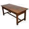 19th Century French Farmhouse Dining Table in Oak and Chestnut, Image 1