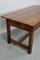 19th Century French Farmhouse Dining Table in Oak and Chestnut, Image 3
