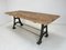 Industrial Wood and Steel Table, 1950s, Image 3