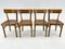 Chaises en Bois de TON, Ex-Tchécoslovaquie, 1960s, Set de 4 3