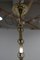 Lámpara de araña Art Déco de latón, años 20, Imagen 13