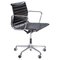 Black Leather Alu EA 117 Office Chair by Charles & Ray Eames for Vitra, 1990s 1