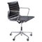 Black Leather Alu EA 117 Office Chair by Charles & Ray Eames for Vitra, 1990s, Image 1