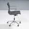 Schwarzer Alu EA 117 Bürostuhl aus Leder von Charles & Ray Eames für Vitra, 1990er 3