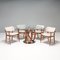 Walnut & Fabric Nissa Dining Chairs from Porada, 2010s, Set of 4 4