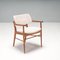 Walnut & Fabric Nissa Dining Chairs from Porada, 2010s, Set of 4, Image 6