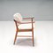 Walnut & Fabric Nissa Dining Chairs from Porada, 2010s, Set of 4, Image 7