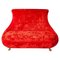 Vintage Bretz Iconic Red Loveseat Sofa, Germany, 1995 1