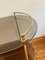 Brass Bar Cart with Tinted Glass Trays, 1960s 10