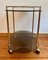Brass Bar Cart with Tinted Glass Trays, 1960s 7