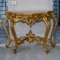 Console or Dressing Table with Marble Top and Carved Gilt Wood Mirror, Image 40