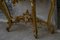 Console or Dressing Table with Marble Top and Carved Gilt Wood Mirror 34