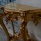 Console or Dressing Table with Marble Top and Carved Gilt Wood Mirror, Image 59