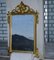 Console or Dressing Table with Marble Top and Carved Gilt Wood Mirror 14