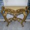 Console or Dressing Table with Marble Top and Carved Gilt Wood Mirror, Image 63