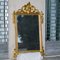 Console or Dressing Table with Marble Top and Carved Gilt Wood Mirror, Image 22