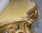 Consolle o toeletta con ripiano in marmo e specchio in legno dorato intagliato, Immagine 45