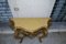 Console or Dressing Table with Marble Top and Carved Gilt Wood Mirror 41