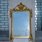 Console or Dressing Table with Marble Top and Carved Gilt Wood Mirror 15