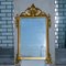 Consolle o toeletta con ripiano in marmo e specchio in legno dorato intagliato, Immagine 15