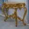 Console or Dressing Table with Marble Top and Carved Gilt Wood Mirror 52