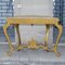 Console or Dressing Table with Marble Top and Carved Gilt Wood Mirror 64