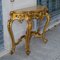 Console or Dressing Table with Marble Top and Carved Gilt Wood Mirror 55