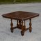 French Extendable Walnut Wood Table with Turned Legs, France, 1870s, Image 3