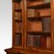 Mahogany 4-Door Breakfront Library Bookcase 1