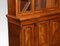 Mahogany 4-Door Breakfront Library Bookcase 3