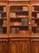 Bibliotheks-Bücherregal mit 4 Türen aus Mahagoni 6