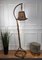 Bohemian Modernist Italian Bamboo Rattan Tall Floor Lamp, Image 2