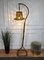 Bohemian Modernist Italian Bamboo Rattan Tall Floor Lamp 3